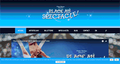 Desktop Screenshot of place-au-spectacle.ch